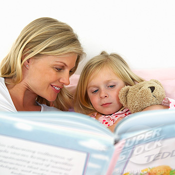 mother and daughter reading bedtime story perfect pair teddy bear wear a pear shoe snaps get organized