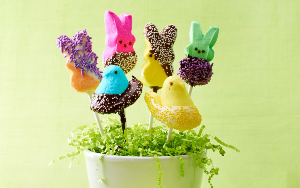 Creative fun peeps pops easter basket candy