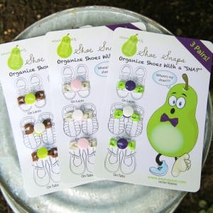 wear a pear childrens shoe snaps for closet organization baby gift birthday gift
